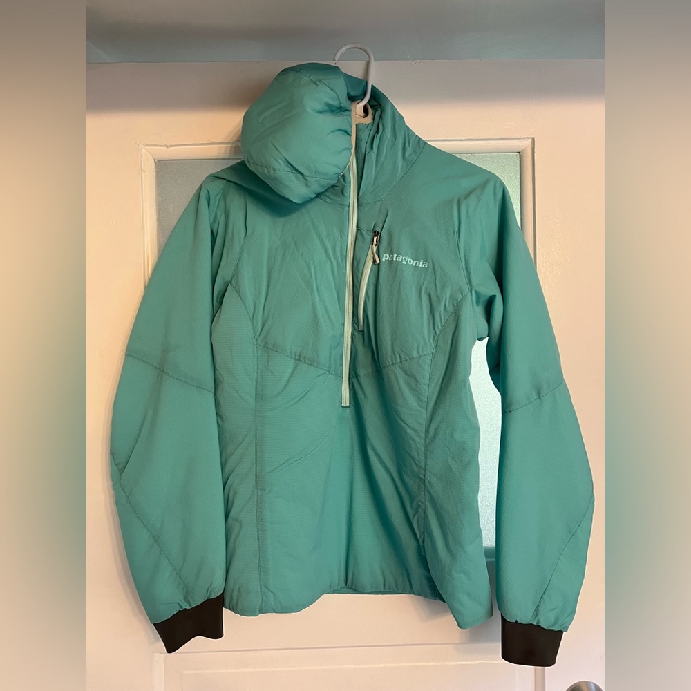 Patagonia half zip hooded jacket
